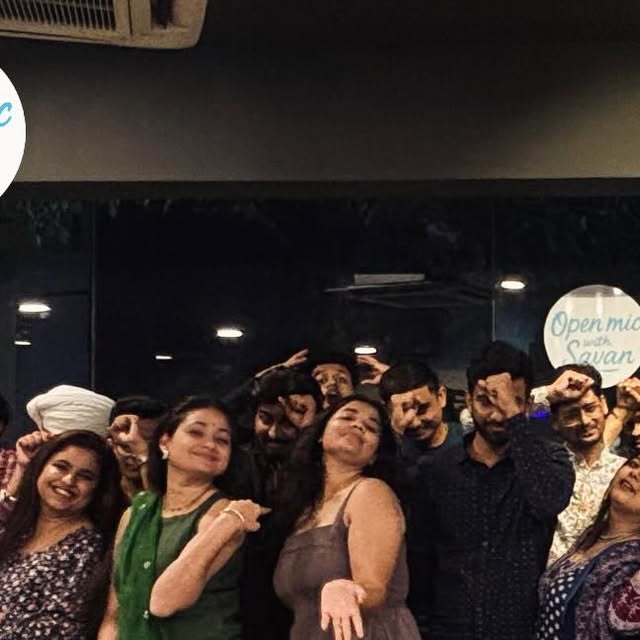 Open mic family — Servira, Koramangala.